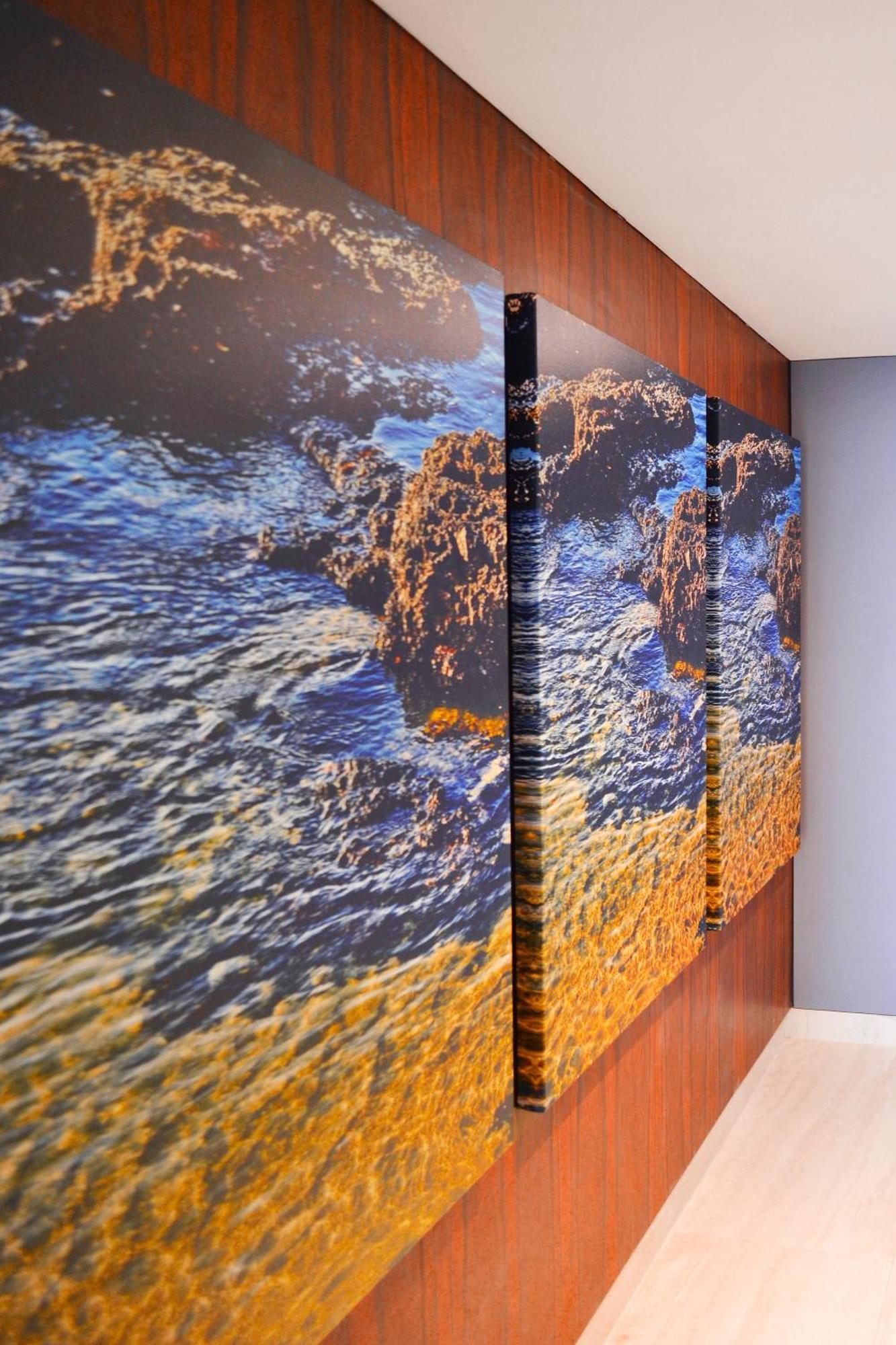 Seara Praia Hotel Fortaleza  Eksteriør billede A photograph of the Great Barrier Reef mounted on a wall