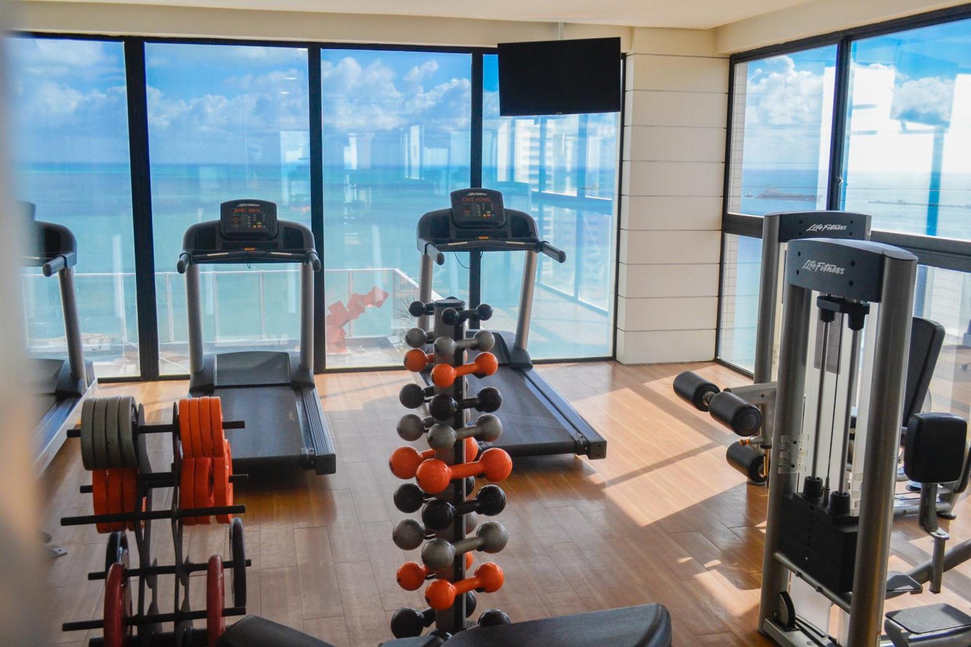 Seara Praia Hotel Fortaleza  Eksteriør billede The gym at the hotel